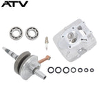 Crankshaft Cylinder Head Engine Rebuild Kit For Honda ATV Recon TRX250 2008-2014