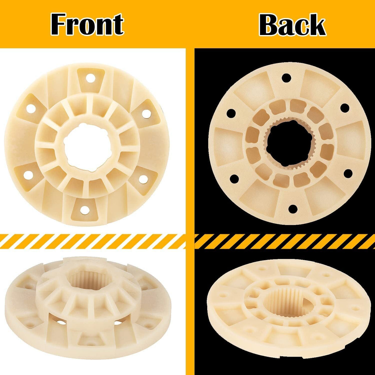 W10528947 Washer Drive Hub Kit for Whirlpool Maytag Kenmore AP5665171 (2 Pack)