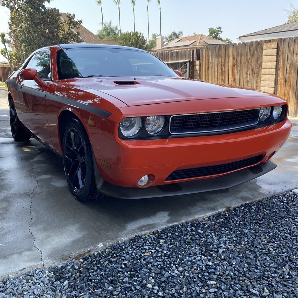 For Dodge Challenger 2008-2014 SRT Style Front Bumper Chin Spoiler Splitter Lip