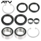 For HONDA Rancher 400 420 TRX420 Front Wheel Bearing & DUST Seal 2004-2014