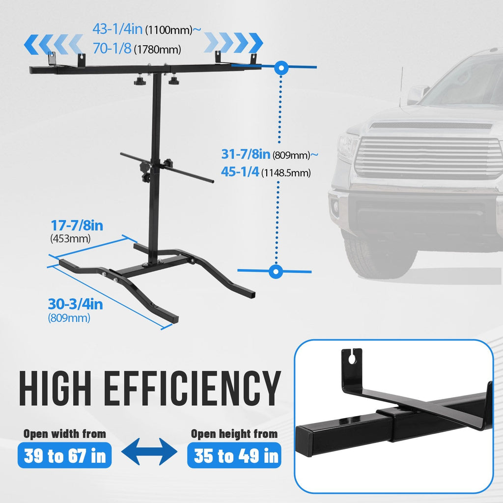 150LB Adjustable Auto Body Painting Rack Paint Stand For Bumper Fender Hood Door