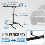 150LB Adjustable Auto Body Painting Rack Paint Stand For Bumper Fender Hood Door