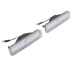 2 Pcs Yellow LED Front Side Marker Lights For El Camino& Caballero& Malibu 78-87