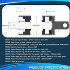 4.0" Bore x 1.75" Rod Cylinder Hydraulic Log Splitter Cylinder Rebuild Seal Kit