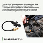 Engine Oil Temperature Sensor For 2015-2020 Jeep Renegade 2.4L 68119586AA