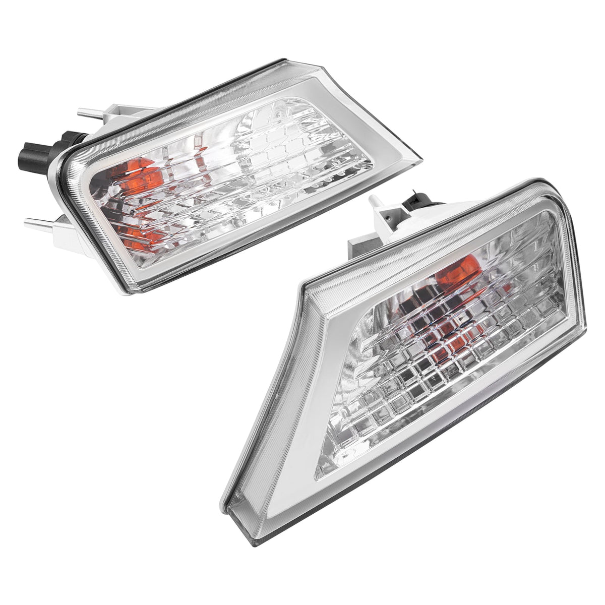 Left&Right Clear Marker Signal Corner Parking Lights For Jeep Liberty 2008-2012