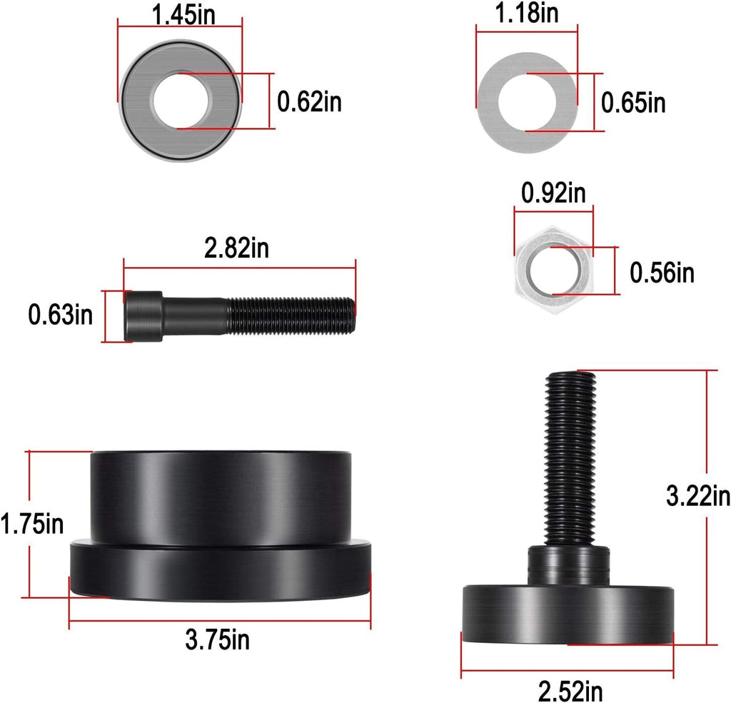 Crankshaft Front & Rear Seal Installer Tool for Ford 4.5L,6.0L,6.4L Powerstroke