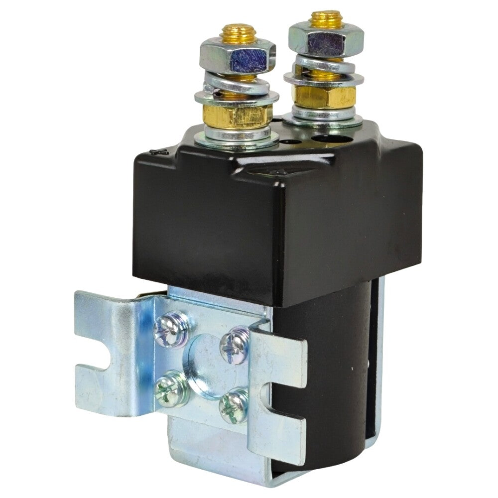 24V 100A SW80 102-SW80-1418 Contactor Solenoid for Albright Golf Cart w/ Bracket