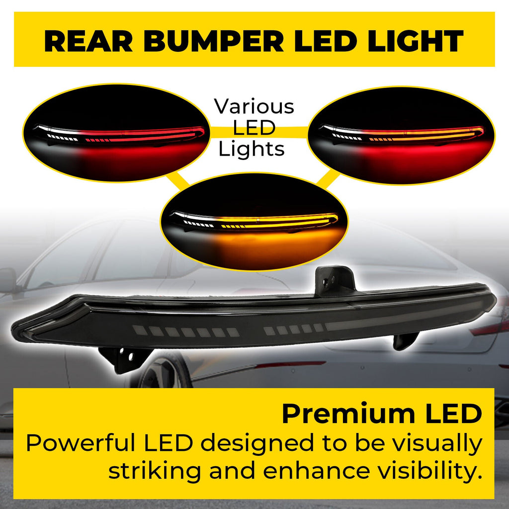 LED Reflector Tail Light for Honda Accord 2018 2019-2022 Rear Bumper Lamp Smoke