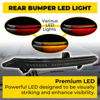 LED Reflector Tail Light for Honda Accord 2018 2019-2022 Rear Bumper Lamp Smoke