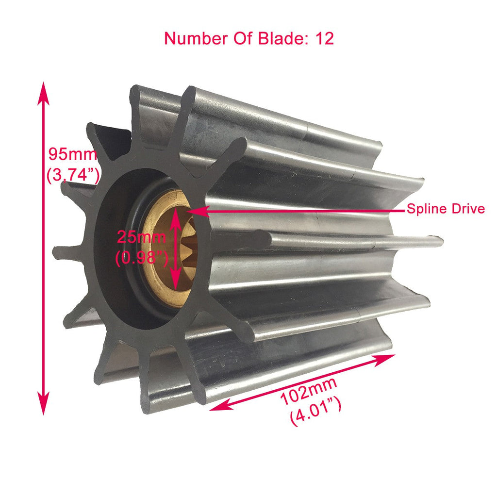 2X Impeller for Sherwood 29000K 500192 G2902-01 G2902X G2903-1 G2904-01 G2904X