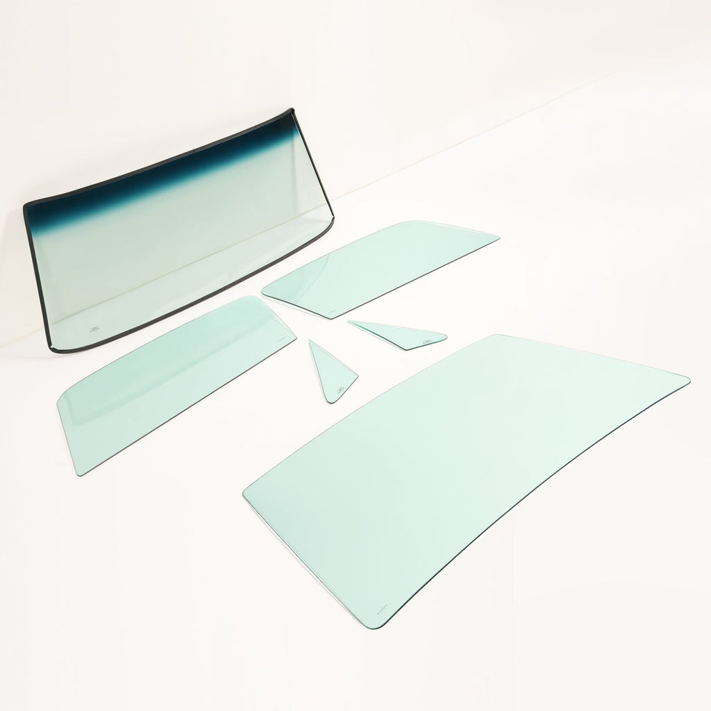 For Ford Mustang Fastback 1967 68 Glass Windshield Vent Door Back Green Windows