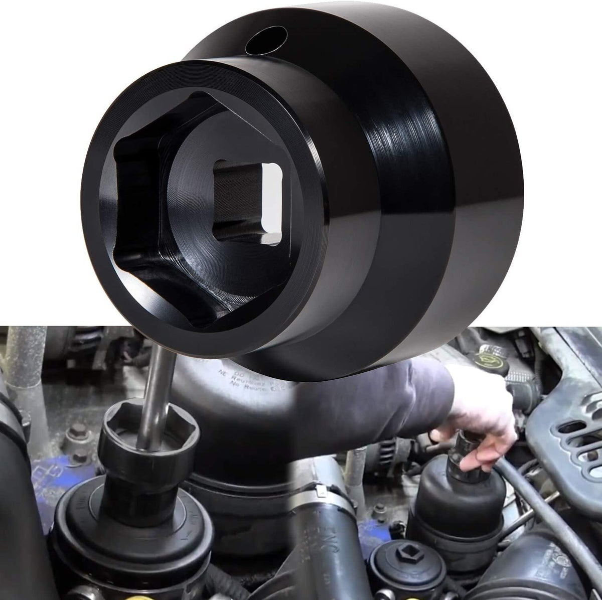 Oil Filter Socket 24mm / 36mm for 2003-2010 Ford 6.0L / 6.4L Powerstroke Diesel