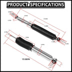 5100 Series Front & Rear Monotube Shocks for Silverado Sierra 1500/2500/3500 HD