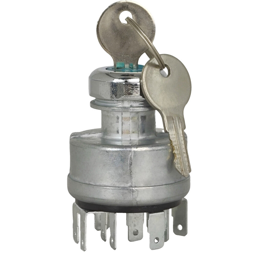 Ignition Switch w/ 2 Keys 31-114 Fit for Pollak 31-114P 12V 30A 4 Position