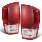 For Toyota Tacoma TRD 2016-2023 Pair Tail Lights Brake Lamp Turn Signal w/Bulb