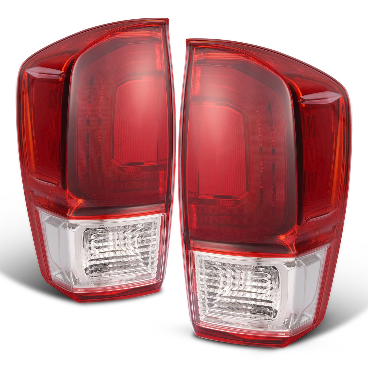 For Toyota Tacoma TRD 2016-2023 Pair Tail Lights Brake Lamp Turn Signal w/Bulb