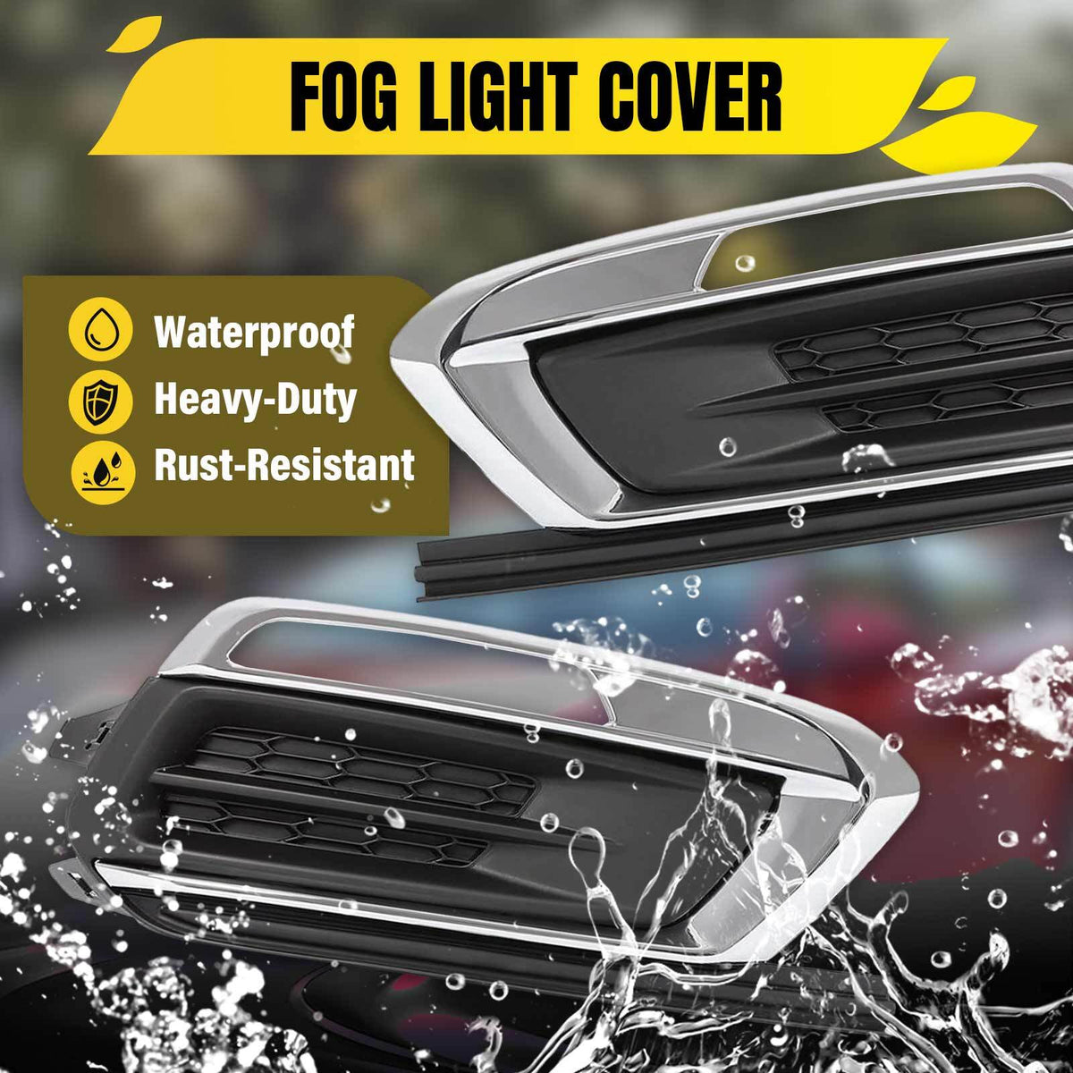 Fog Light Cover Driver Passenger Side For Chevrolet Cruze /Cruze Limited 15 16
