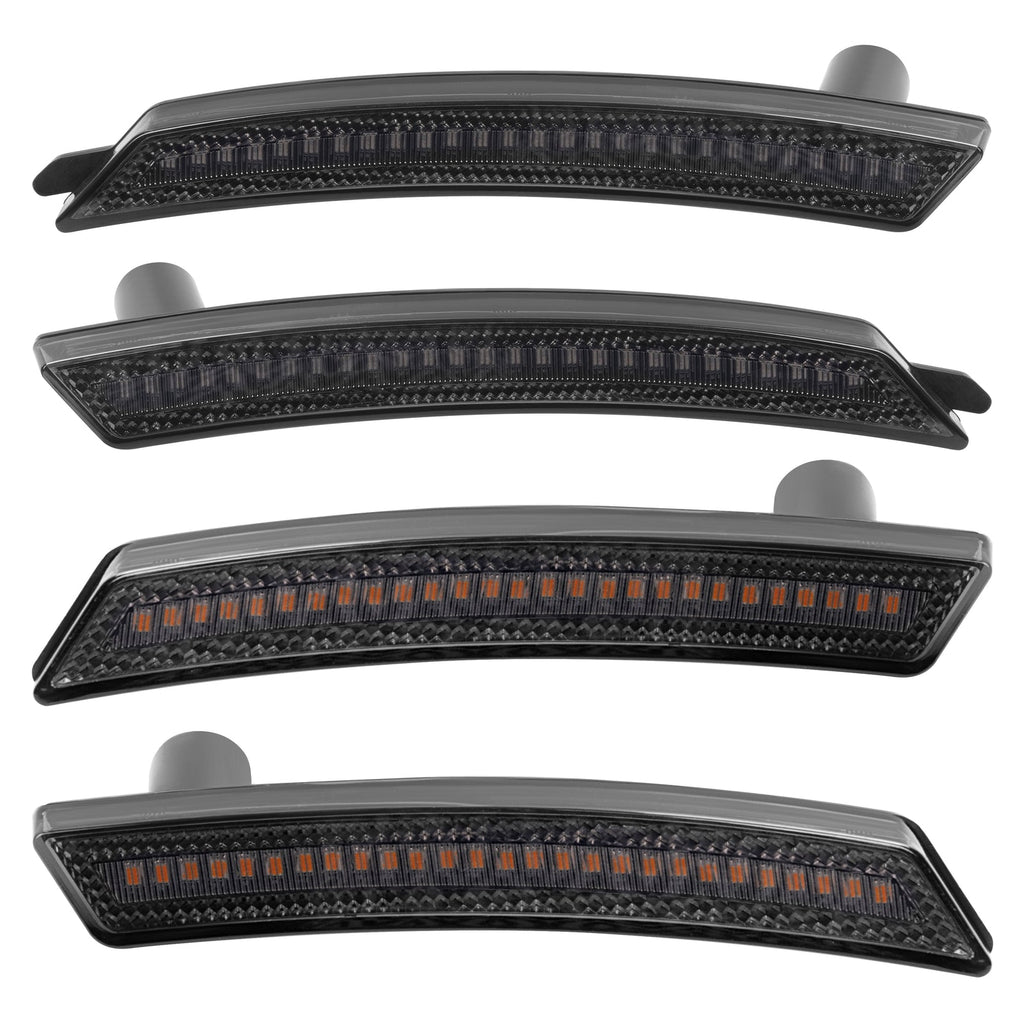 Front Rear Full LED Fender Side Marker Lights For Mini Cooper R55 R56 R57 07-16