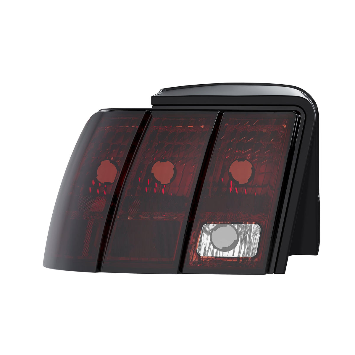 For 1999-2004 Ford Mustang Red Smoked Tail Lights Rear Brake Lamps Left+Right