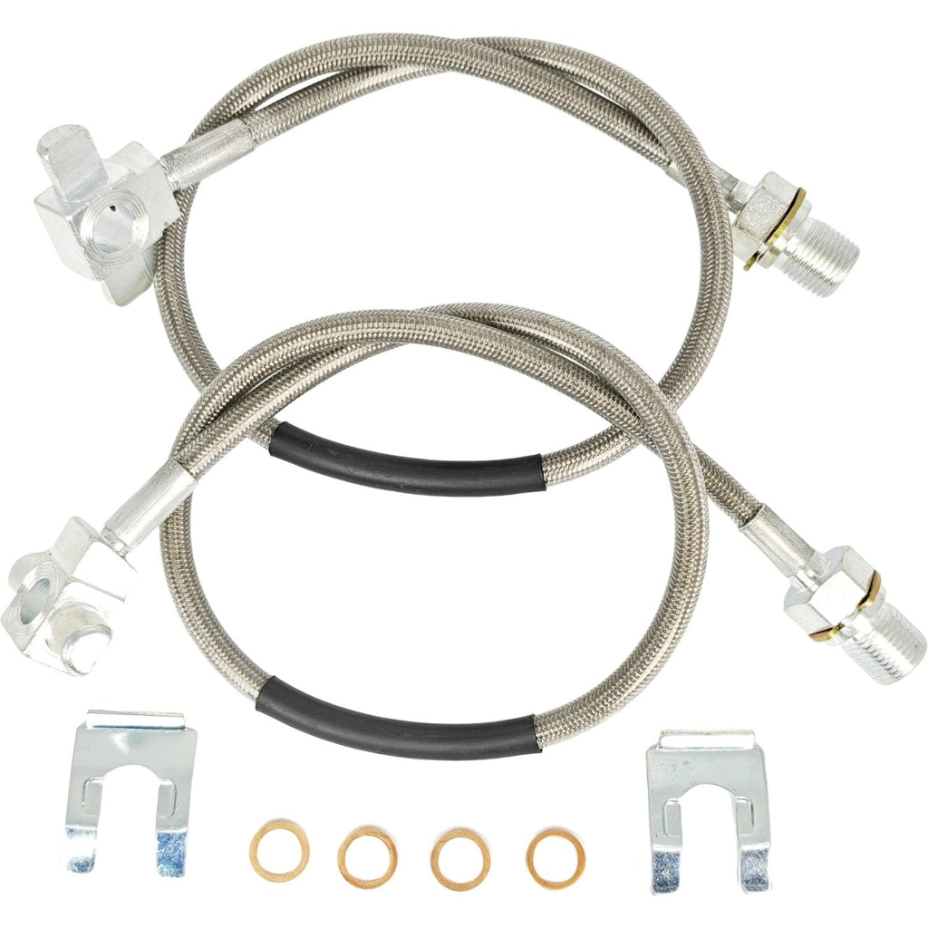 2X Front Extended Brake Line 89340S for Chevrolet C10 C20 K10 K20 1971-1987