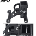 Black UTV 2'' Rear Receiver Tow Hitch For Polaris RZR PRO XP 4 years 2020+ Steel