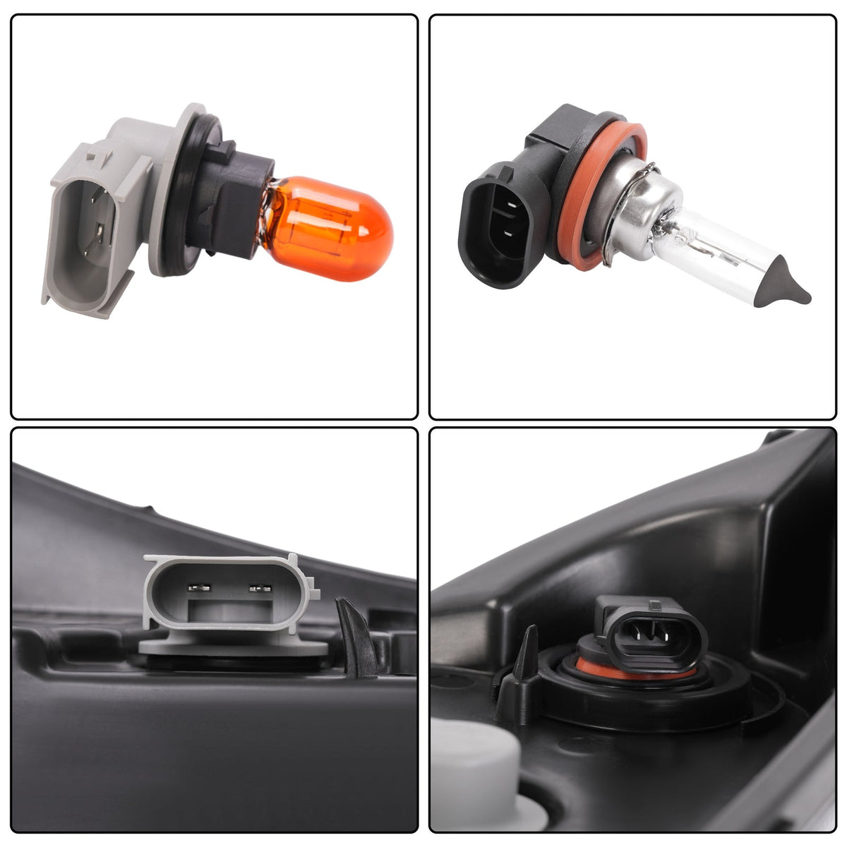 Right Side Bumper Fog Light Turn Signal Lamp For Chevy Equinox 2018-2021 w/Bulbs
