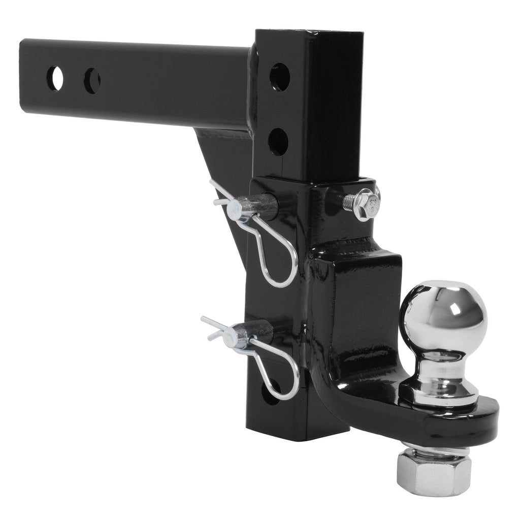 2" Receiver Trailer Hitch Ball Mount 9-1/2" Drop Tow Hitch Adjustable 7500lb