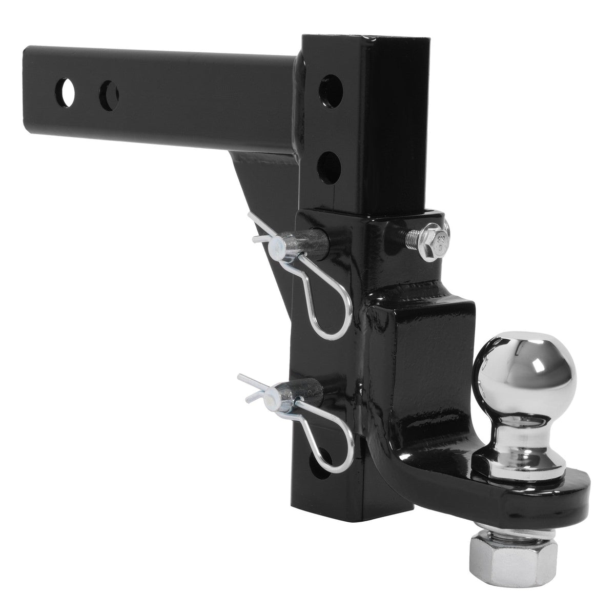 2" Receiver Trailer Hitch Ball Mount 9-1/2" Drop Tow Hitch Adjustable 7500lb