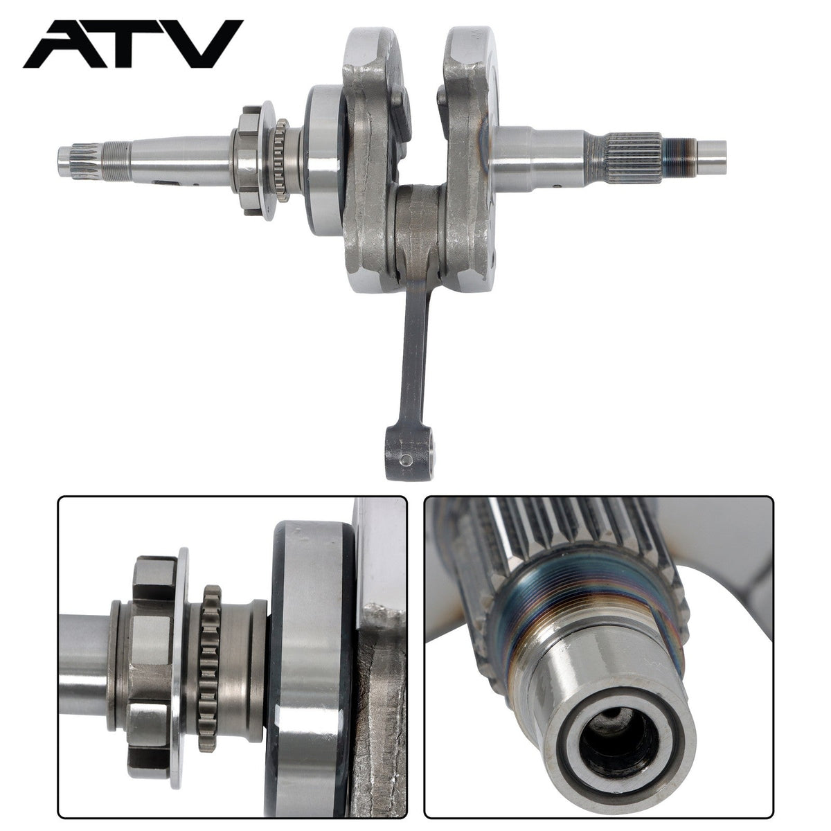 Crankshaft w/Connecting Rod For HISUN 550 4X4 taper ratio 1:7 P015000132000100