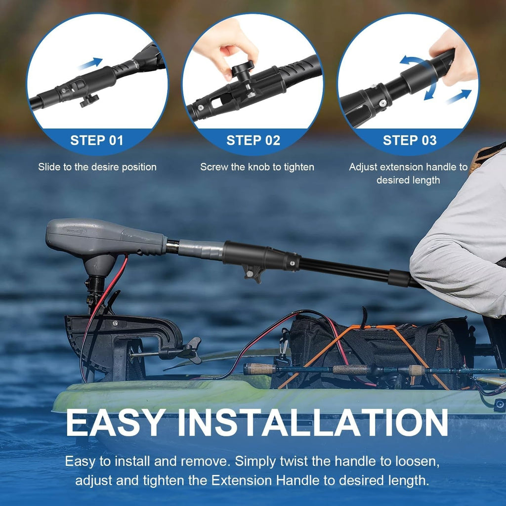 1854107 Trolling Motor Telescoping Extension Handle MKA-43 - Extends 17" to 25"