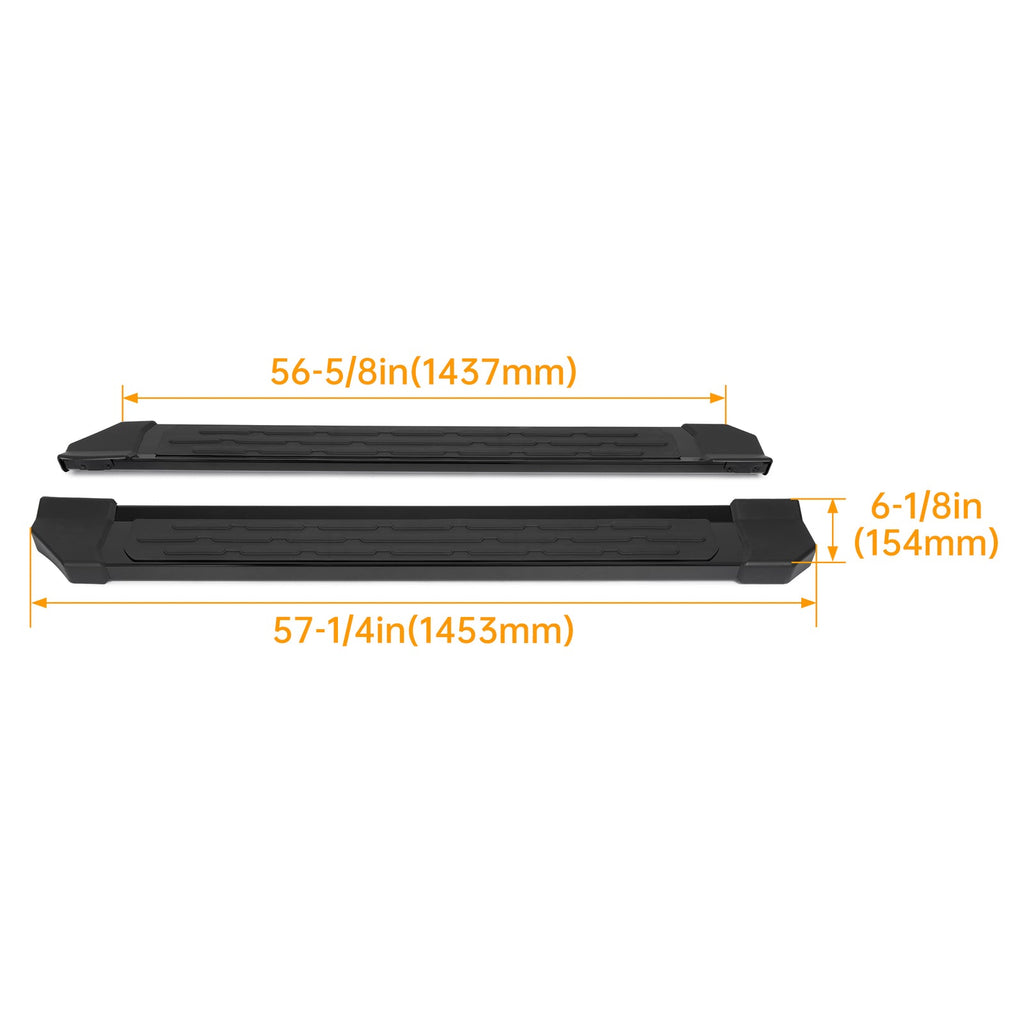 Running Boards Side Steps Pedal Nerf Bars Fit For Ford Bronco 2 Door 2021-2024