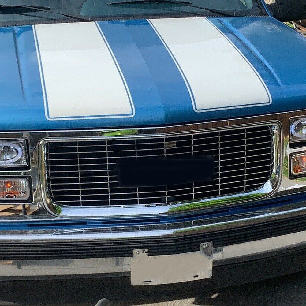 Grille Assembly For 1994-1998 GMC C1500 K1500 1994-2000 K3500 C3500 K2500 Chrome