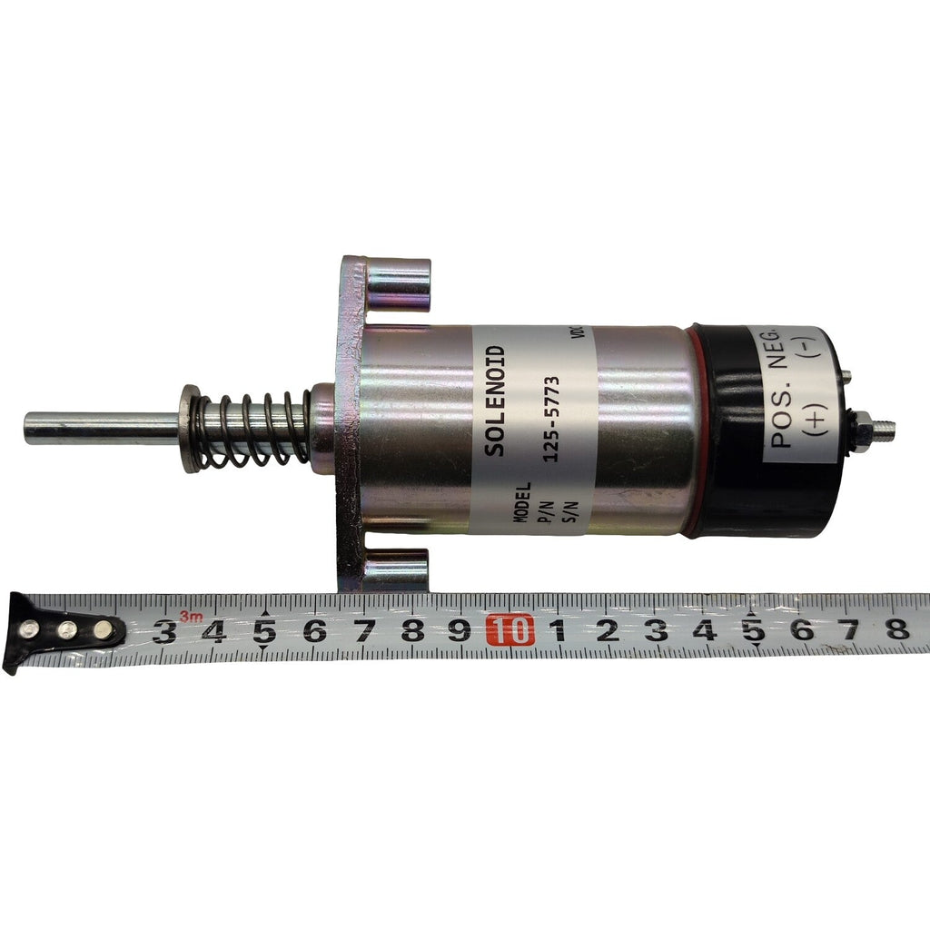 12V Shut Down Solenoid 125-5773 For Caterpillar 3204 3304 3304B 3306 3306B