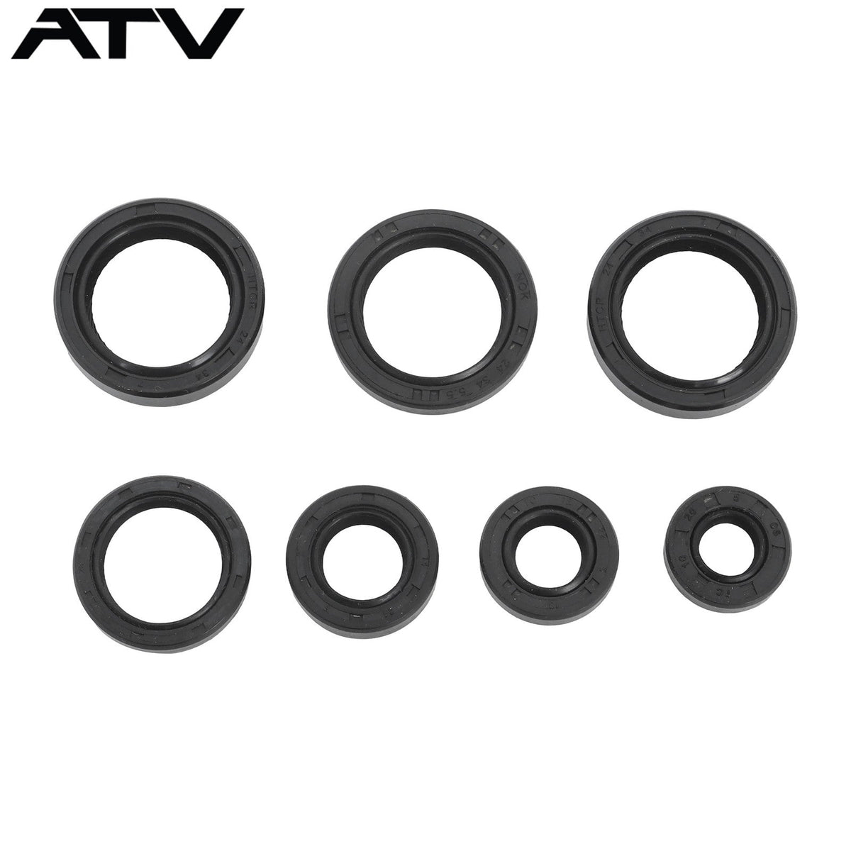 For Honda Recon TRX250 08-14 Cylinder Head Gasket ATV Crankshaft Engine Seal Kit