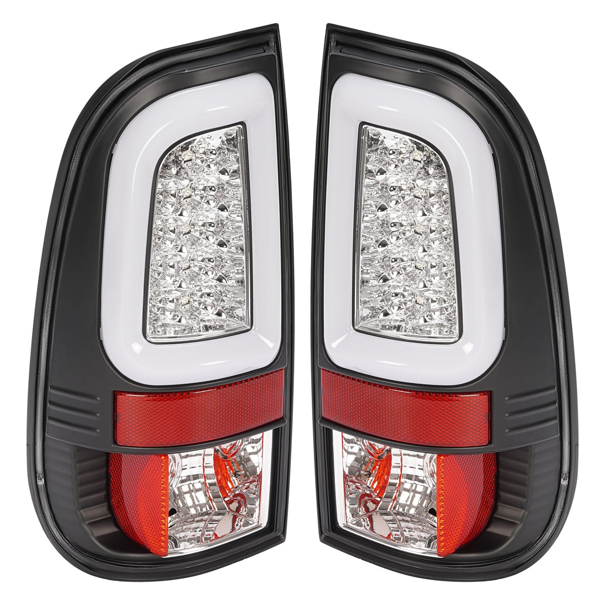 Pair Clear LED Tail Light Brake Lamps For Ford F250 F350 SD Super Duty 2008-2016