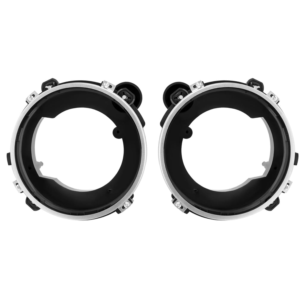 Left & Right Side Headlight Bulb Brackets Buckets For Jeep Wrangler 1997-2006