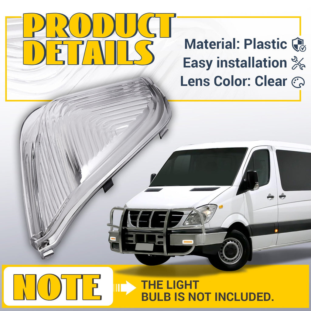 For Volkswagen Crafter Sprinter 2006-2021 Mirror Turn Signal Light Left Side