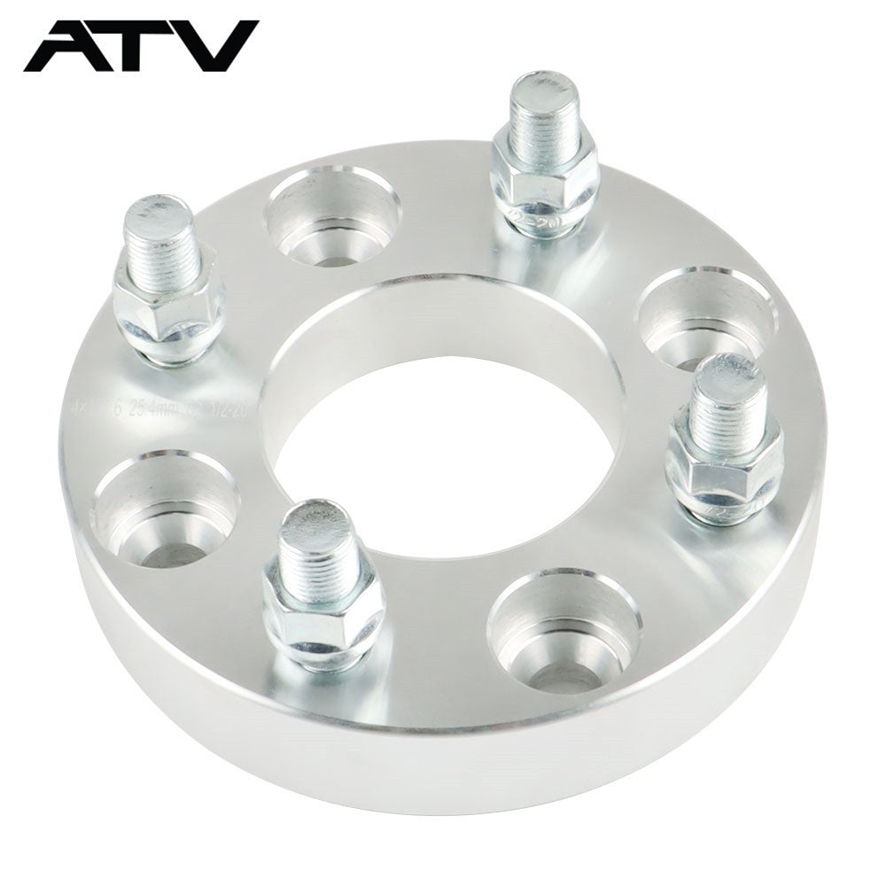 4PCS 1" Wheel Spacers 4x4 4x101.6 1/2"x20 For Golf Carts For EZGO Club Cars