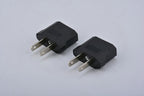 12 Pack EU Euro Europe to US USA Power Jack Wall Plug Converter Travel Adapter