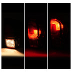 For Toyota Tacoma TRD 2016-2023 Pair Tail Lights Brake Lamp Turn Signal w/Bulb