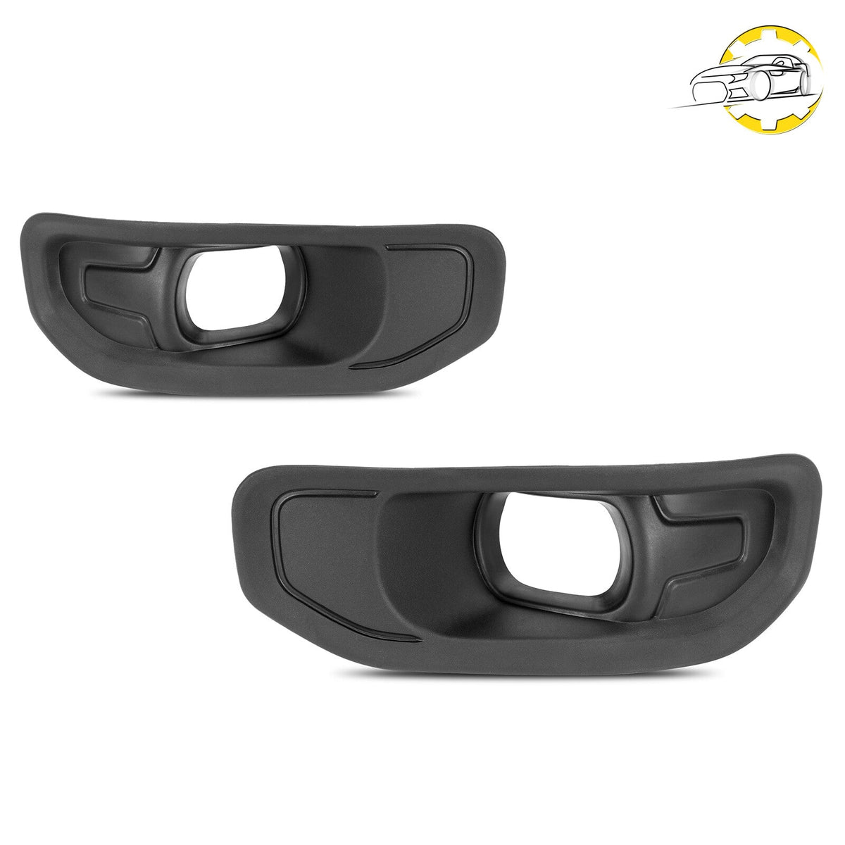 For Ram 1500 2019-2024 Front Driver & Passenger Side Fog Light Lamp Bezel Kit