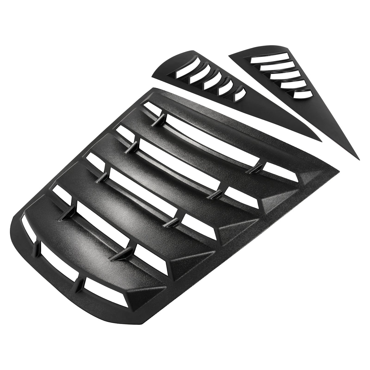 Rear & Side Window Louvers For Chevy Corvette C6 05-13 ABS Sun Shade Cover Vent