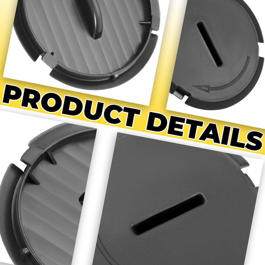 For Chevrolet Corvette C5 1997-2004 Headlight Bezel Dust Plug Cap Cover Set