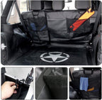 Rear Seat Cover Storage Cargo Liners Pets Floor Mat For Jeep Wrangler 2007-2020