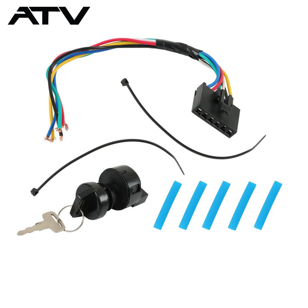 Ignition Key Switch & Pigtail Harness for Polaris Magnum 325 330 500 2002-2006