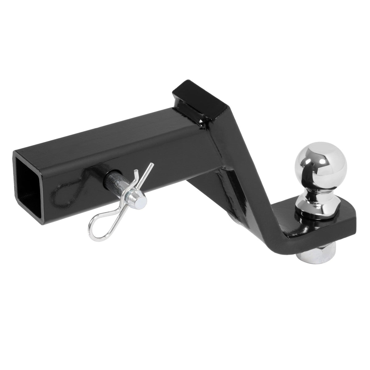 Trailer Hitch Ball Mount with 2" Ball & Pin Fits 2" Receiver 7500 lbs 6"Drop