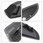 4PCS Black Side Marker Turn Signal Light Bumper Lamp For Chevy Camaro 1993-2002
