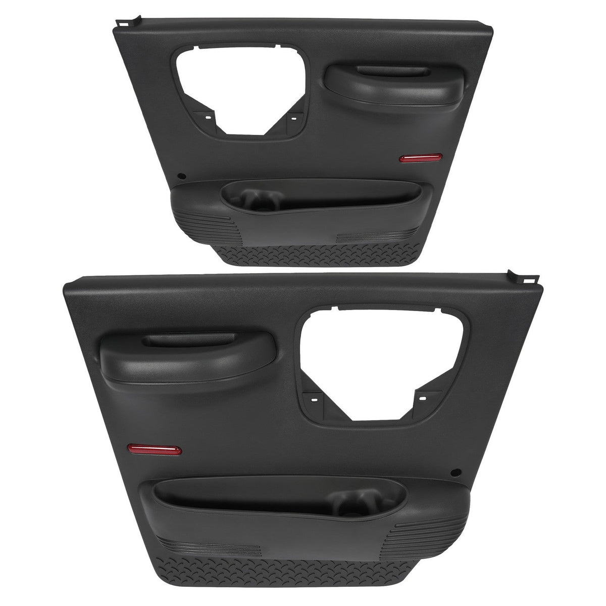 Interior Door Gray Panel Trim LH & RH For Chevy Kodiak GMC Topkick 2003-2009 2DR