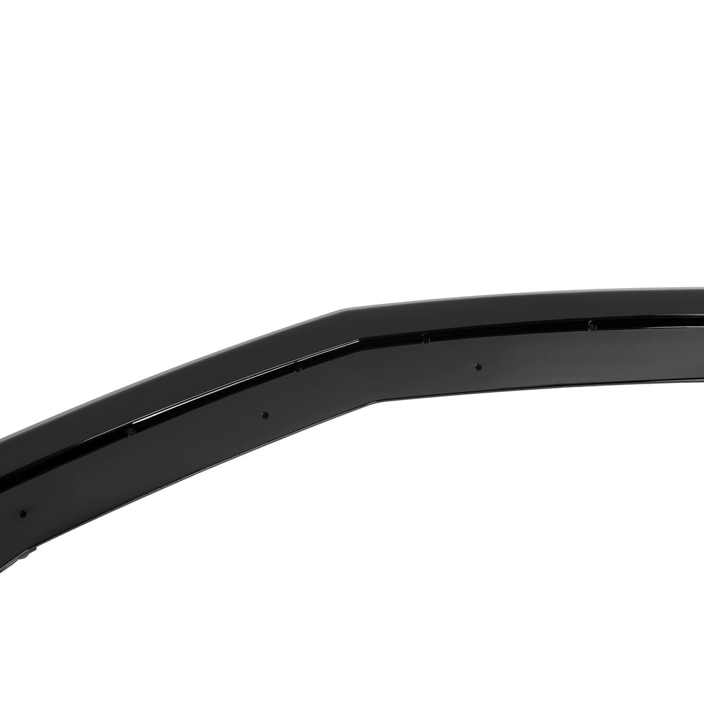 Fits 2016-2024 Chevy Camaro SS V8 Gloss Black Front Bumper Lip Low Spoiler